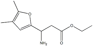 2-Furanpropanoicacid,bta-amino-4,5-dimethyl-,ethylester(9CI) Structure