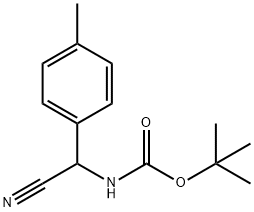 (Cyano-p-tolyl-methyl)-carbamic acid tert-butyl ester,774225-33-1,结构式