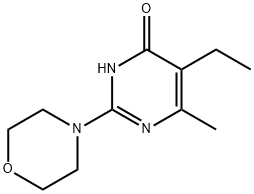 4(1H)-Pyrimidinone,5-ethyl-6-methyl-2-(4-morpholinyl)-(9CI) 结构式