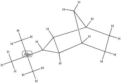 Silane, trimethyltricyclo[3.2.1.02,4]oct-3-yl-, (1-alpha-,2-ba-,3-ba-,4-ba-,5-alpha-)- (9CI) Structure
