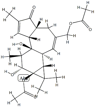 77508-60-2 (1aR)-3-(Acetyloxymethyl)-9aα-(acetyloxy)-1,1aα,1bβ,4,4aα,7aα,7b,8,9,9a-decahydro-7bα,9β-dihydroxy-1,1,6,8α-tetramethyl-5H-cyclopropa[3,4]benz[1,2-e]azulen-5-one