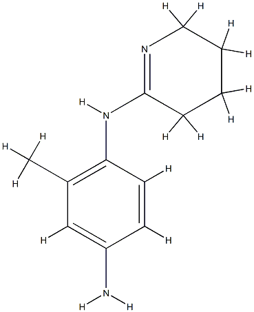 1,4-Benzenediamine,2-methyl-N1-(3,4,5,6-tetrahydro-2-pyridinyl)-(9CI)|