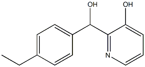 2-Pyridinemethanol,alpha-(4-ethylphenyl)-3-hydroxy-(9CI) 结构式