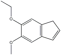 1H-Indene,6-ethoxy-5-methoxy-(9CI) Struktur