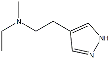 1H-Pyrazole-4-ethanamine,N-ethyl-N-methyl-(9CI) Structure