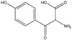 Tyrosine,  -bta--oxo- Struktur