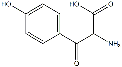 Tyrosine,  -bta--oxo- 化学構造式