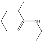 1-Cyclohexen-1-amine,6-methyl-N-(1-methylethyl)-(9CI) Structure