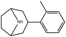 8-Azabicyclo[3.2.1]octane,3-(2-methylphenyl)-(9CI) 化学構造式