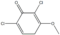 2,5-Cyclohexadien-1-one,2,6-dichloro-3-methoxy-(9CI) Structure