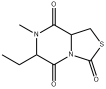 3H-Thiazolo[3,4-a]pyrazine-3,5,8-trione,6-ethyltetrahydro-7-methyl-(9CI) Structure