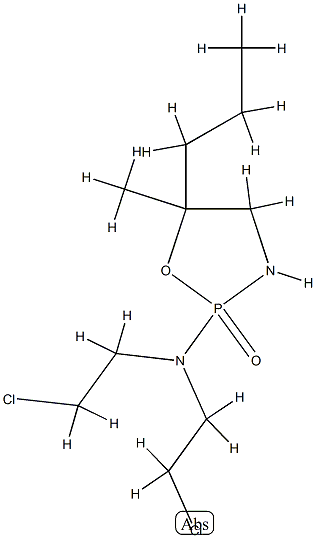 N,N-bis(2-chloroethyl)-5-methyl-2-oxo-5-propyl-1-oxa-3-aza-2$l^{5}-pho sphacyclopentan-2-amine,78219-86-0,结构式