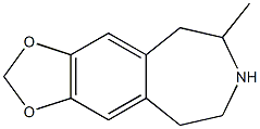 5H-1,3-Dioxolo[4,5-h][3]benzazepine,6,7,8,9-tetrahydro-6-methyl-(9CI) Structure