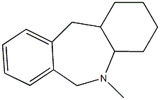 1H-Dibenz[b,e]azepine,2,3,4,4a,5,6,11,11a-octahydro-5-methyl-(9CI) 结构式