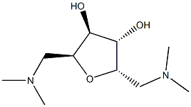 L-Iditol, 2,5-anhydro-1,6-dideoxy-1,6-bis(dimethylamino)- (9CI) Structure