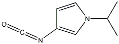 1H-Pyrrole,3-isocyanato-1-(1-methylethyl)-(9CI) Struktur