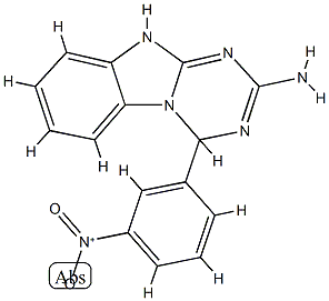 4-(3-nitrophenyl)-4,10-dihydro-[1,3,5]triazino[1,2-a]benzimidazol-2-amine Structure