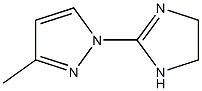 1H-Pyrazole,1-(4,5-dihydro-1H-imidazol-2-yl)-3-methyl-(9CI) 结构式