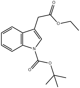 Ethyl N-Boc-(indol-3-yl)acetate/tert-butyl 3-(2-ethoxy-2-oxoethyl)-1H-indole-1-carboxylate