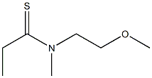 Propanethioamide,N-(2-methoxyethyl)-N-methyl-(9CI) Structure