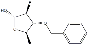 alpha-D-Arabinofuranose, 2,5-dideoxy-2-fluoro-3-O-(phenylmethyl)- (9CI) Structure