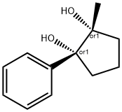 1,2-Cyclopentanediol,1-methyl-2-phenyl-,(1R,2R)-rel-(9CI) Struktur