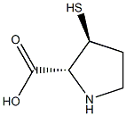 D-Proline, 3-mercapto-, (3R)-rel- (9CI) 结构式