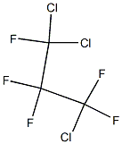 Poly(difluoromethylene), .alpha.-chloro-.omega.-(2,2-dichloro-1,1,2-trifluoroethyl)- Struktur