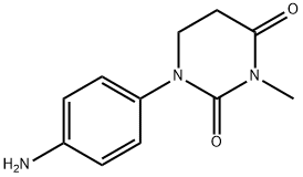 2,4(1H,3H)-Pyrimidinedione,1-(4-aminophenyl)dihydro-3-methyl-(9CI),791021-42-6,结构式