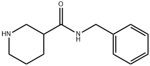 N-BENZYL-3-PIPERIDINE CARBOXAMIDE 结构式