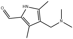 1H-Pyrrole-2-carboxaldehyde,4-[(dimethylamino)methyl]-3,5-dimethyl-(9CI),791111-45-0,结构式