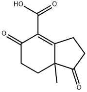 1H-Indene-4-carboxylicacid,2,3,5,6,7,7a-hexahydro-7a-methyl-1,5-dioxo-(9CI) Structure