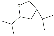 3-Oxabicyclo[3.1.0]hexane,6,6-dimethyl-2-(1-methylethyl)-(9CI) Structure