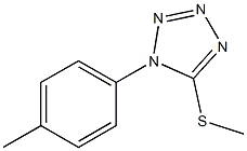 1H-Tetrazole,1-(4-methylphenyl)-5-(methylthio)-(9CI) 结构式