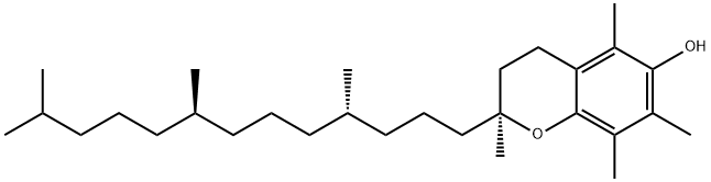 (2S, 4'S, 8'R)-α-Tocopherol Structure