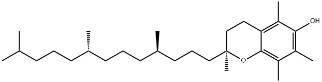 (2S, 4'R, 8'S)-α-Tocopherol Structure