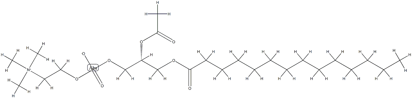 3,5,9-Trioxa-4-phosphatricosan-1-aminium,7-(acetyloxy)-4-hydroxy-N,N,N-trimethyl-10-oxo-,innersalt,4-oxide,(R)-(9C] Struktur