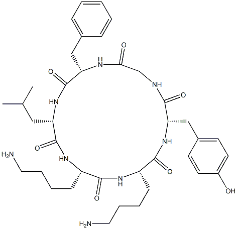 cyclic leucine enkephalin Struktur