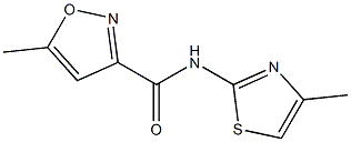796098-39-0 3-Isoxazolecarboxamide,5-methyl-N-(4-methyl-2-thiazolyl)-(9CI)