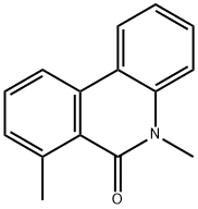 6(5H)-Phenanthridinone,5,7-dimethyl-(9CI) 结构式