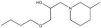 1-Piperidineethanol,alpha-(butoxymethyl)-3-methyl-(9CI),797789-53-8,结构式