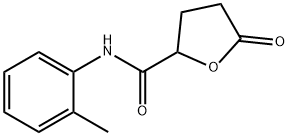 2-Furancarboxamide,tetrahydro-N-(2-methylphenyl)-5-oxo-(9CI) Structure