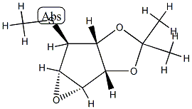 5H-Oxireno[3,4]cyclopenta[1,2-d]-1,3-dioxole,tetrahydro-3,3-dimethyl-5-(methylthio)-,(1aS,1bR,4aR,5R,5aS)-(9CI) Struktur
