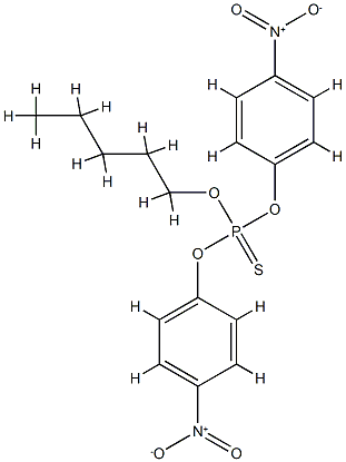 bis(4-nitrophenoxy)-pentoxy-sulfanylidene-phosphorane|