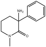 2-Piperidone,3-amino-1-methyl-3-phenyl-(8CI) Structure
