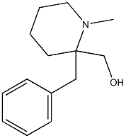 2-Piperidinemethanol,2-benzyl-1-methyl-(8CI) Structure