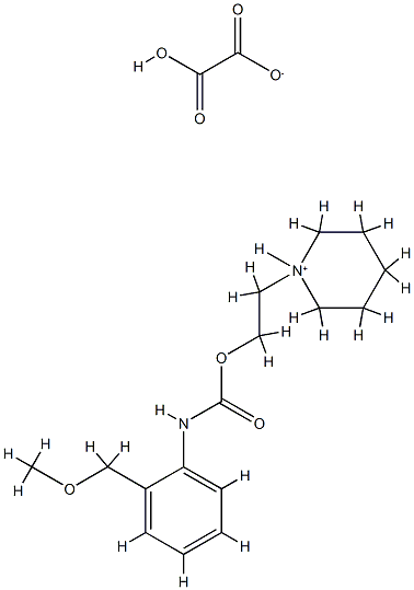 80171-68-2 2-hydroxy-2-oxo-acetate, 2-(3,4,5,6-tetrahydro-2H-pyridin-1-yl)ethyl N -[2-(methoxymethyl)phenyl]carbamate