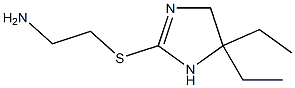 2-Imidazoline,2-[(2-aminoethyl)thio]-4,4-diethyl-(8CI) 结构式