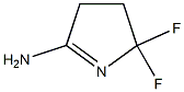 1-Pyrroline,2-amino-5,5-difluoro-(8CI) Structure