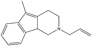 1H-Indeno[1,2-c]pyridine,2-allyl-2,3,4,9b-tetrahydro-5-methyl-(8CI),802037-48-5,结构式